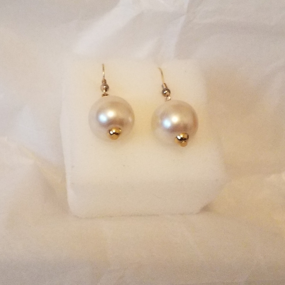 Vintage Faux Pearl Earrings